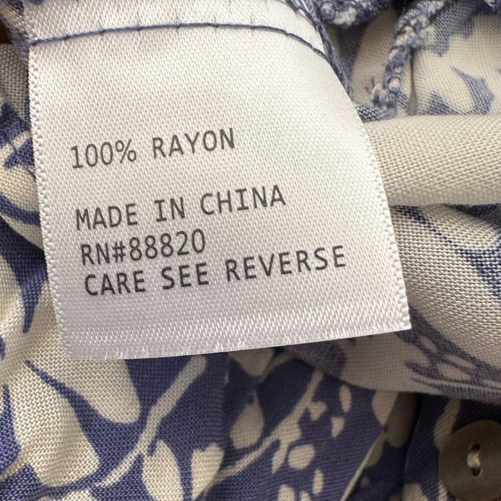 Cynthia Rowley white and Blue Tiered Maxi Skirt NWT sz M - Picture 10 of 15